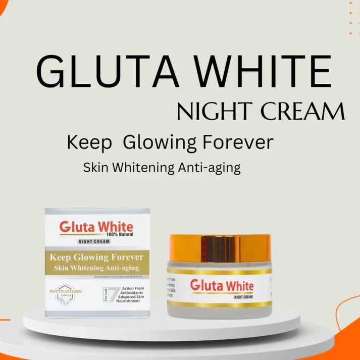 Gluta White Cream – Advanced Skin Whitening & Anti-Aging Care