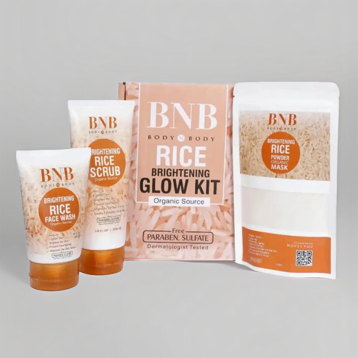 Korean (BNB) Rice Facial Kit 3 in 1