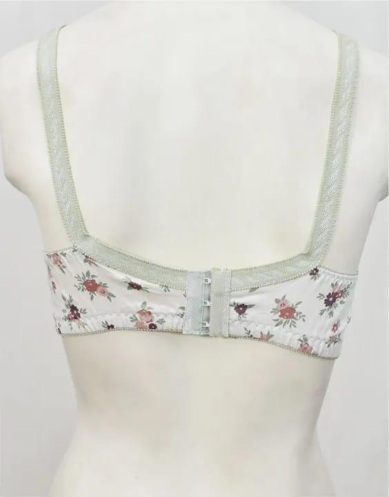 Cotton Printed Comfortable And Breathable Non-Padded Bra - Pack Of 2