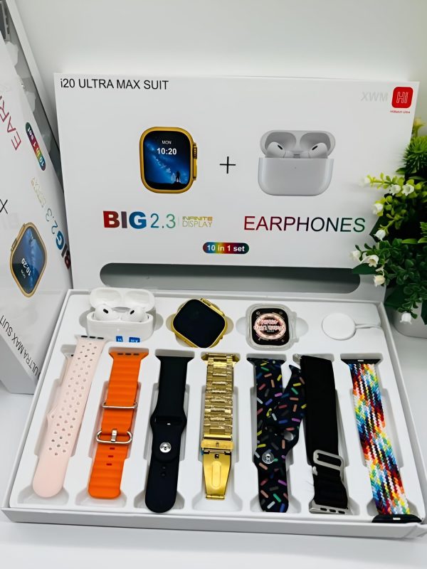 I20 Ultra Max Suit Smart Watch With Airpords2