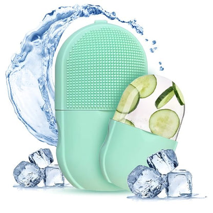 Ice Roller Facial Massage | Silicone Cleansing Ice Lattice