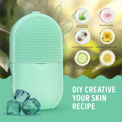 Ice Roller Facial Massage | Silicone Cleansing Ice Lattice