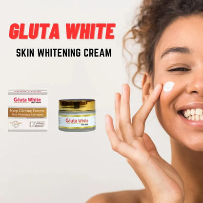 Gluta White Cream – Advanced Skin Whitening & Anti-Aging Care