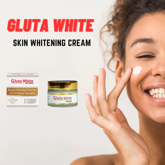 Gluta White Cream – Advanced Skin Whitening & Anti-Aging Care